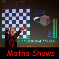 Book a Maths Show with Kjartan Poskitt